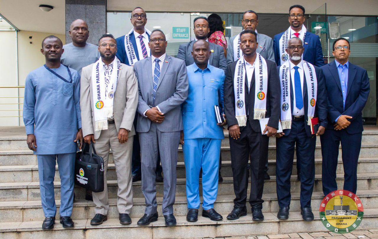 Members of the Somaliland House of Representatives visited the Ghana House of Representatives