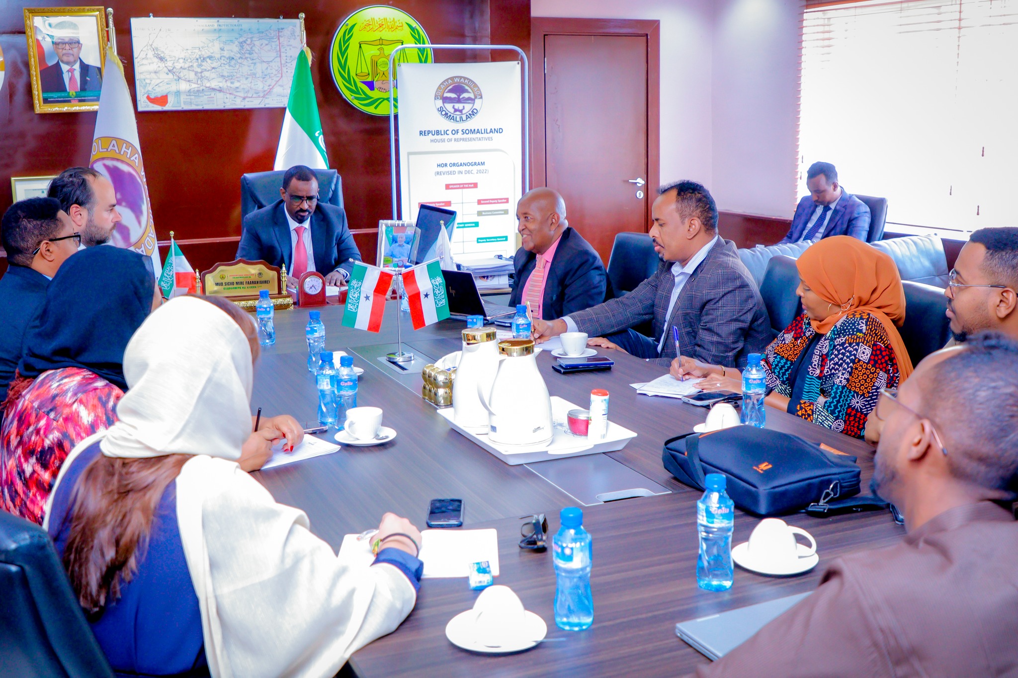 Meeting between Deputy of House of Representatives, NIMD and Mzalendo